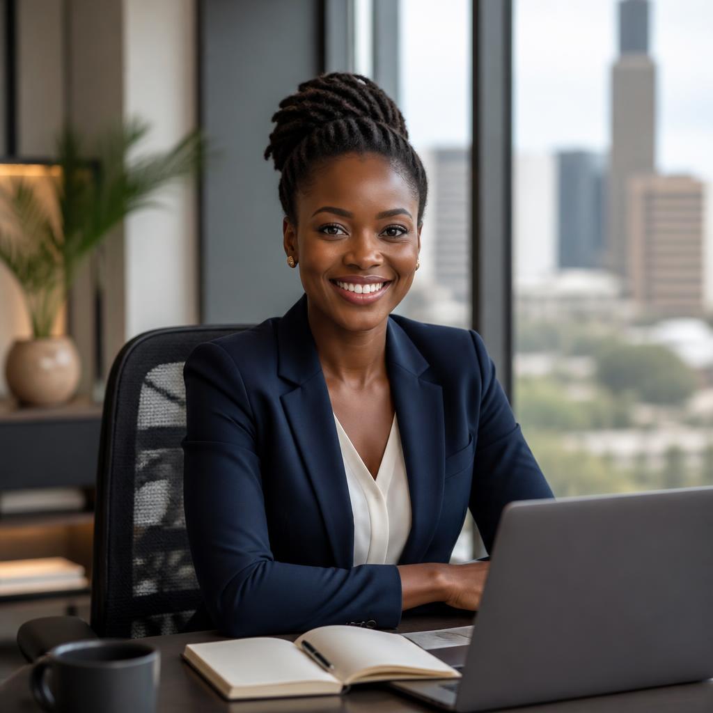 Kayali Insurance advisor at work in Nairobi